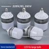 Высококачественная светодиодная лампа E27 - Энергосберегающая, с большим ребристым радиатором, с драйвером постоянного тока