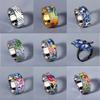 2024 New Rings for Women Creative Handmade Enamel Craft Women's Rings Women's Party Jewelry Epoxy Craft