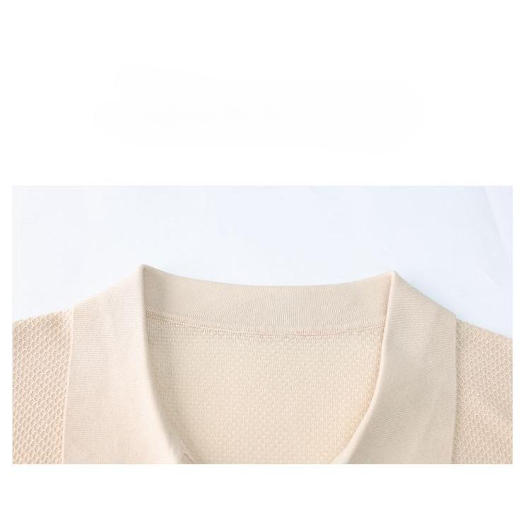 Летняя женская новая футболка с коротким рукавом и воротником-поло для молодой мамы, тонкая трикотажная рубашка из шелка