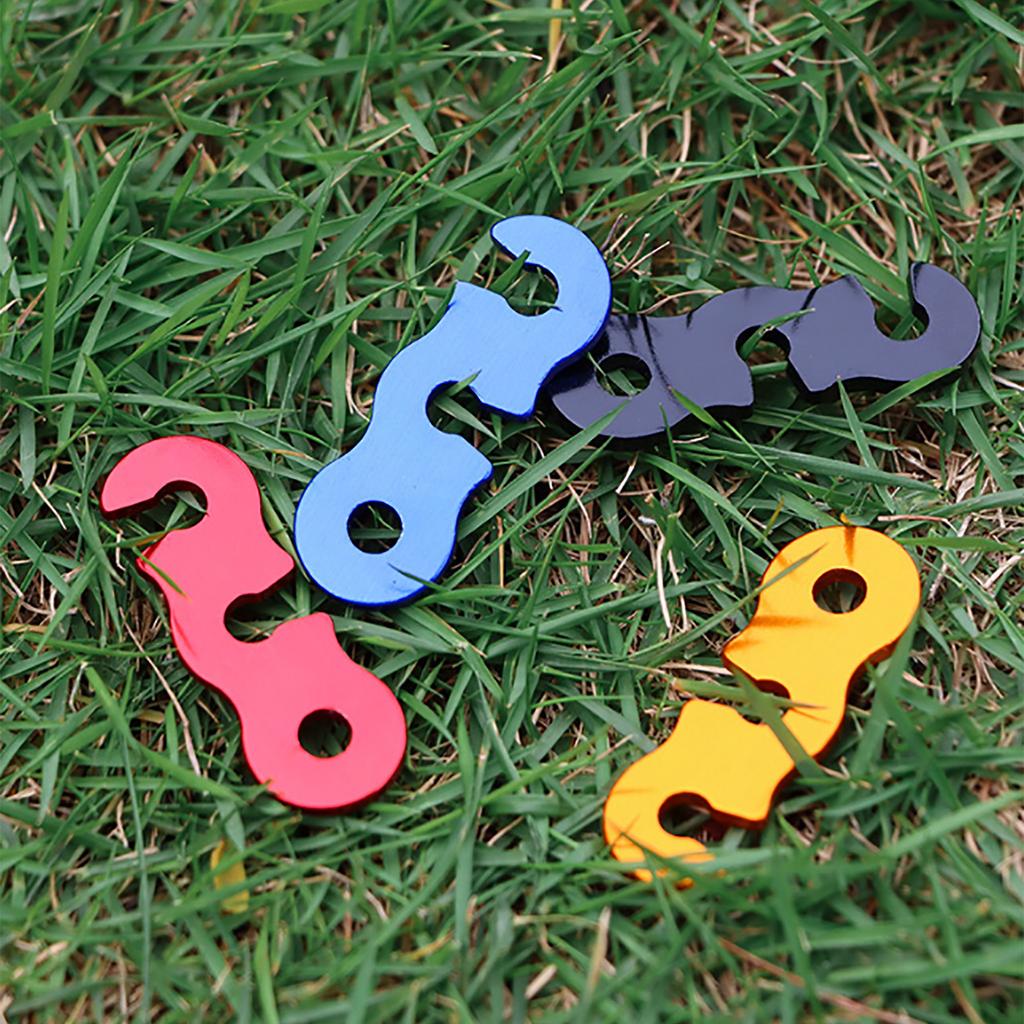 10 Pieces Cord Rope Adjusters Tent Tensioners Tent Wind Rope Buckles Camping Accessories for Tent Camping Hiking Outdoor