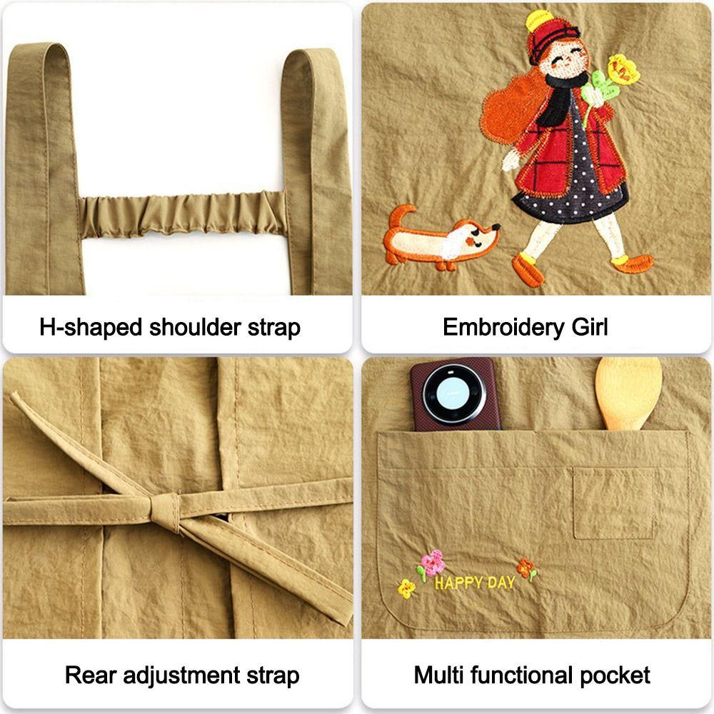 Creative Waterproof Kitchen Apron Anti-fouling Oil-proof Sleeveless Cooking Smock Cooking Baking Bibs Home Kitchen