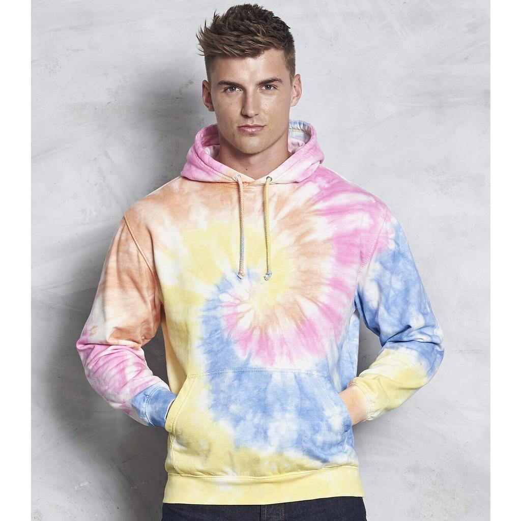 Awdis Unisex Adult Swirl Tie Dye Hoodie