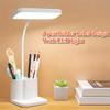 LED Vertical Desk Lamp,touch Adjustable Charging,USB Charging,with Pen Holder,can Be Used As A Mobile Phone Holder Night Light,3 Color Temperature
