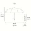 Prehistoric Dinosaur Emblem pattern umbrella, portable and foldable design, 8 ribs, a casual accessory for Halloween, Christmas, and birthday gifts.