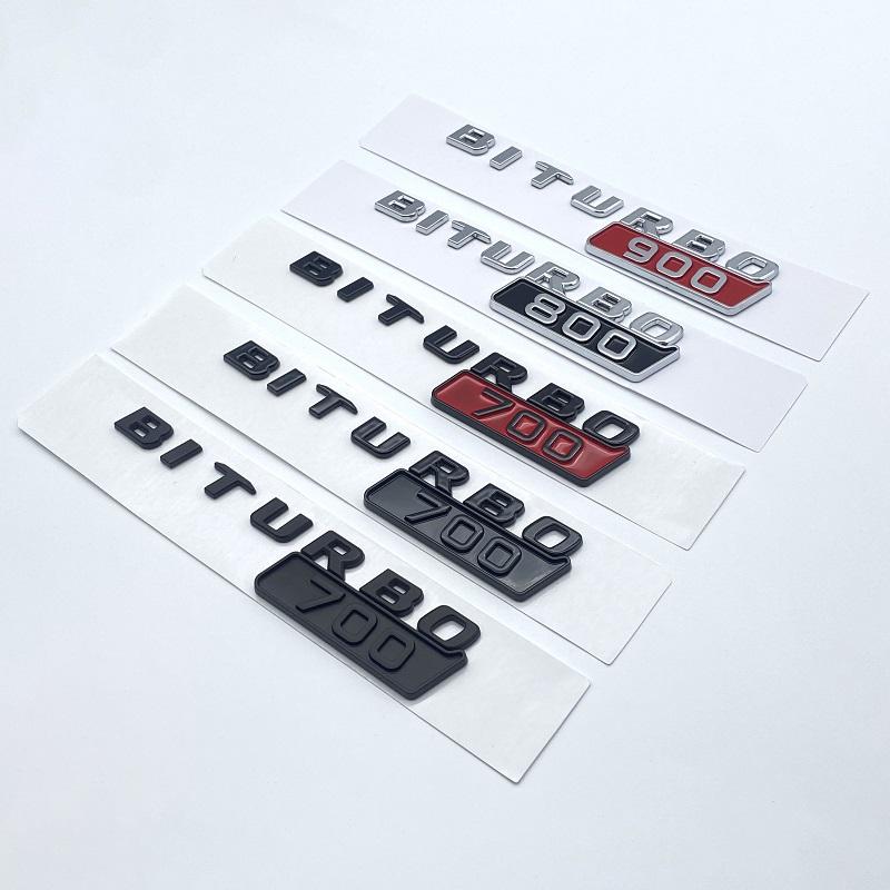 Автомобиль ABS BITURBO 700 800 900 логотип боковое крыло багажника значок эмблема наклейки наклейка для Benz Brabus G Class G700 G800 G900