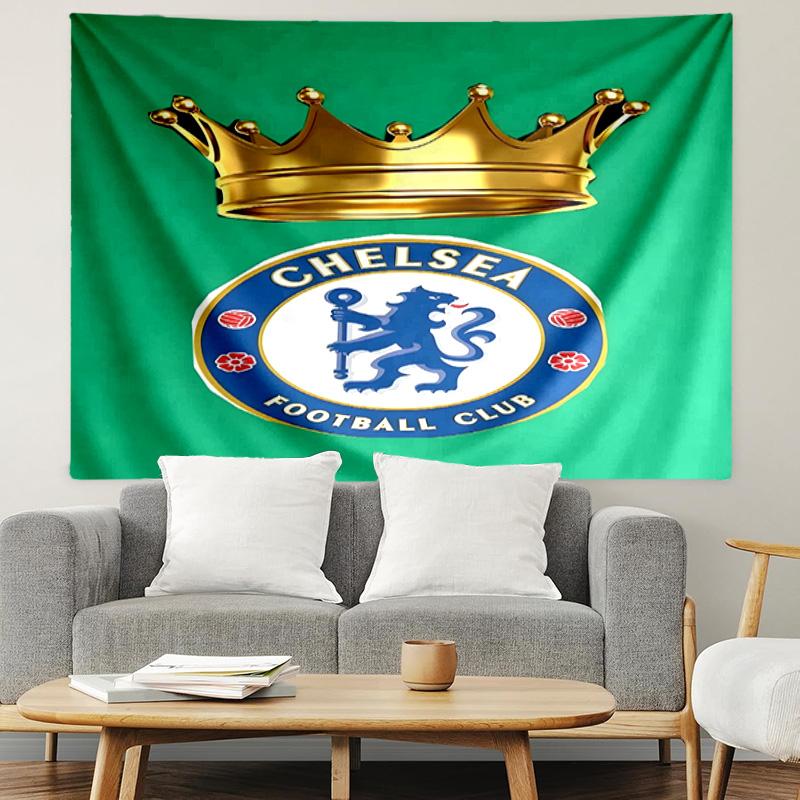 Chelsea F.C Print Tapestry, Lightweight Wall Hanging, for Bedroom, Dorm, Living Room, Home Art Decor - Birthday Christmas Gift for Friends