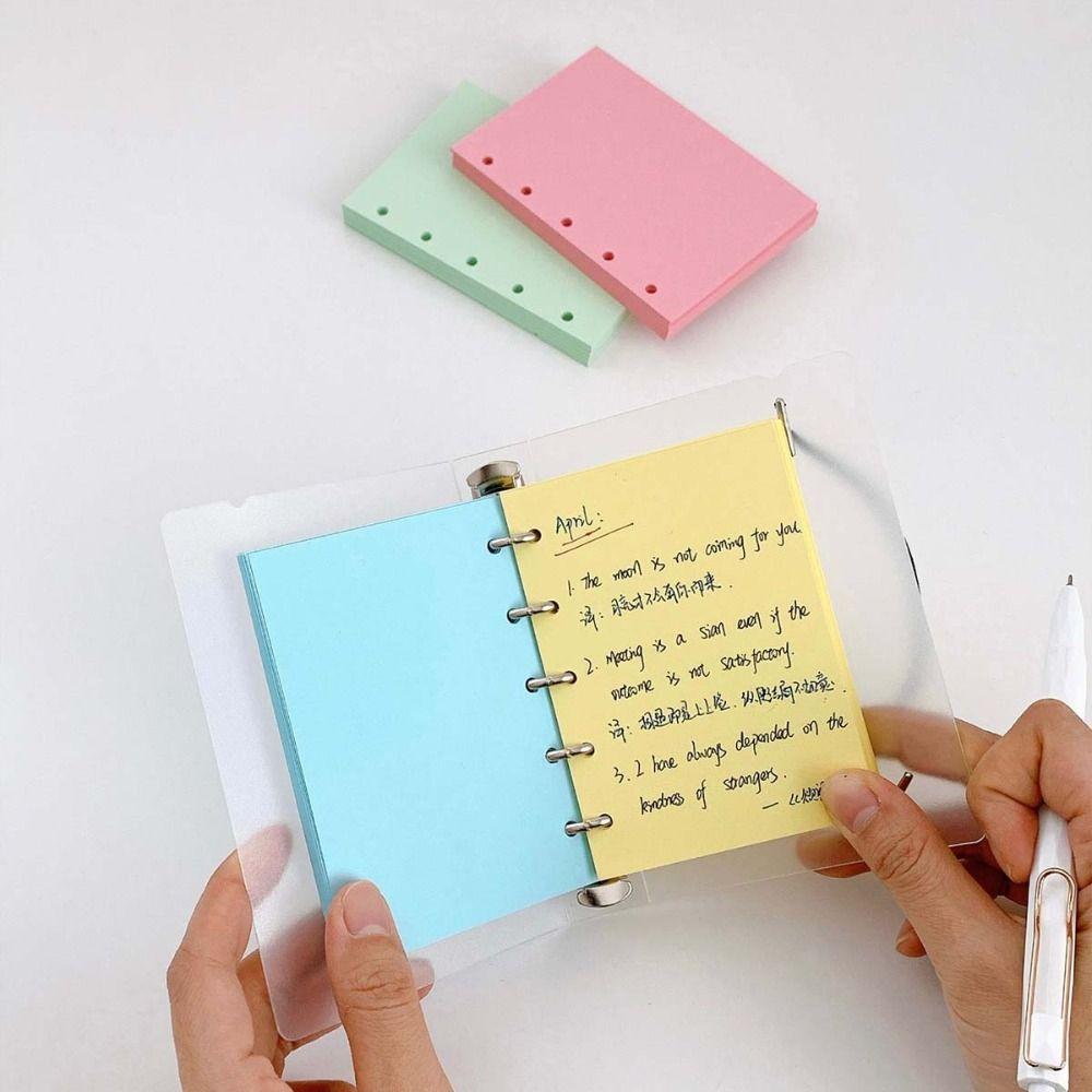 Candy Color Refill Spiral Binder Inner Pages 5-Ring Notebook Index Divider Page  Stationery