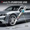 Car Silver Alloy Wheel Touch Up Paint Marker Rim Curb Rash Hub Scratch Repair Pen Waterproof Anti Rust DIY Kits Car Paint Repair