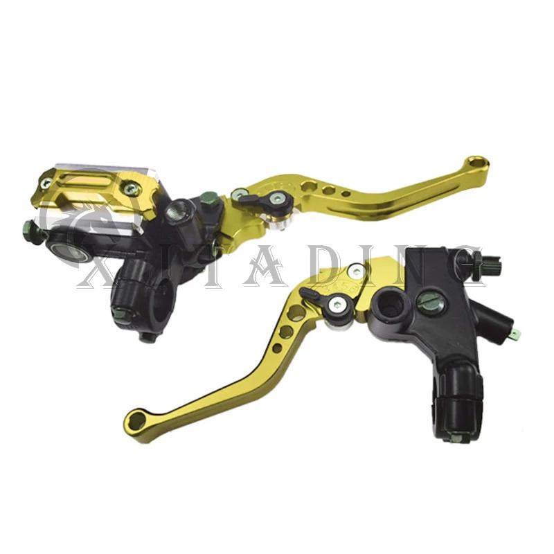 7/8" 22mm Motorcycle Universal CNC Hydraulic Brake Lever Clutch Master Cylinder Motocross Brake Pump Handle for Honda Yamaha