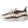 Kith x Air Footscape Woven GS Анималистичный принт Детские кроссовки Коричневый Черный Summit-White IM6045-001