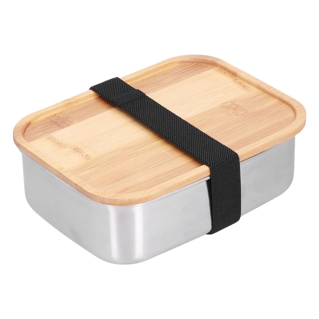 Bento Lunch Box 304 Stainless Steel Secure Bento Boxes with Lids for Students WorkersL