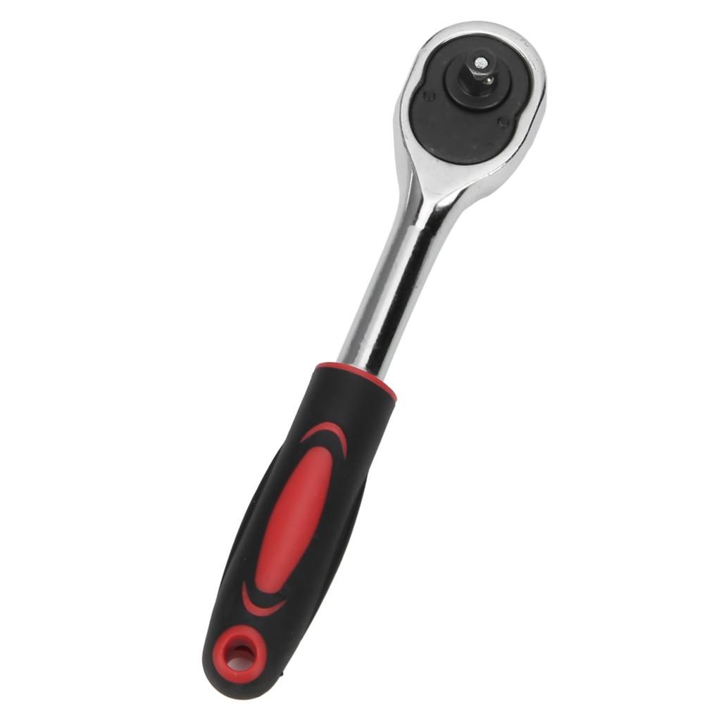 Набор быстрого трещоточного ключа 24 зуба Хром-ванадиевая сталь Торцевой ключ Ручной инструмент для ремонта в гараже 1/4 дюйма
