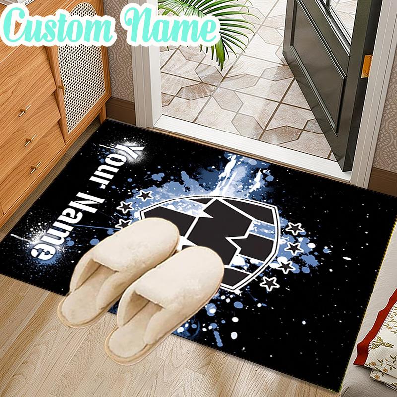 Custom Name Monterrey Emblem Design Rug Office Rug Chair Mat Non Slip Carpet Rugs for Bedrooms Dining Room Living Room Home Decor gifts
