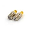 F Female Jack To Sma Female Jack Straight Coaxial Coax Rf Adapter Connector