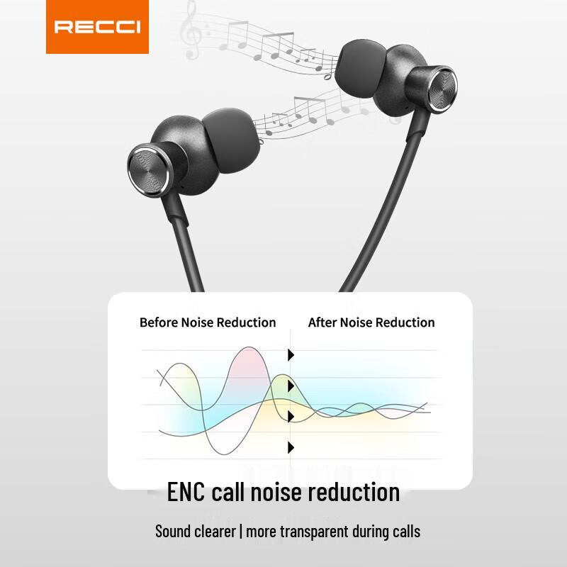 Recci REP-W41 Wireless Neckband Earphones