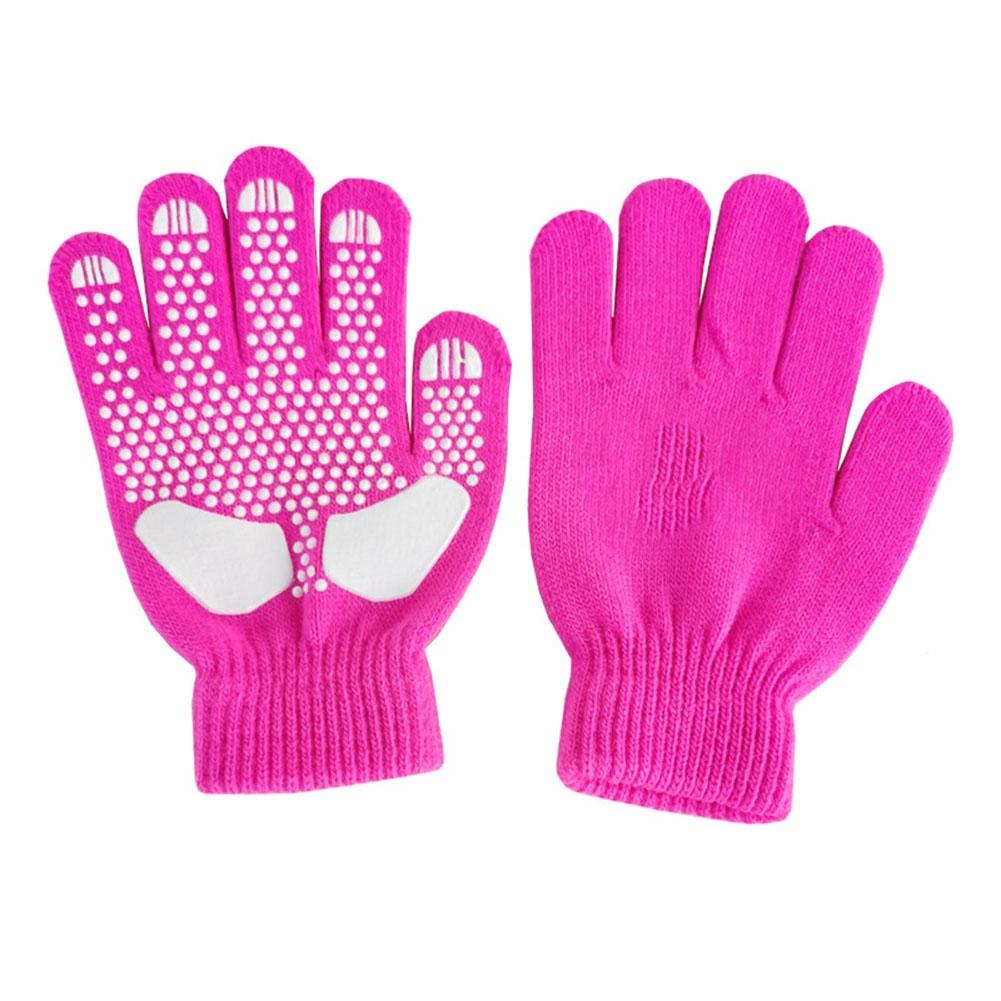 Cotton Lining Ice Skating Gloves Ski Gloves Elastic Cuffs