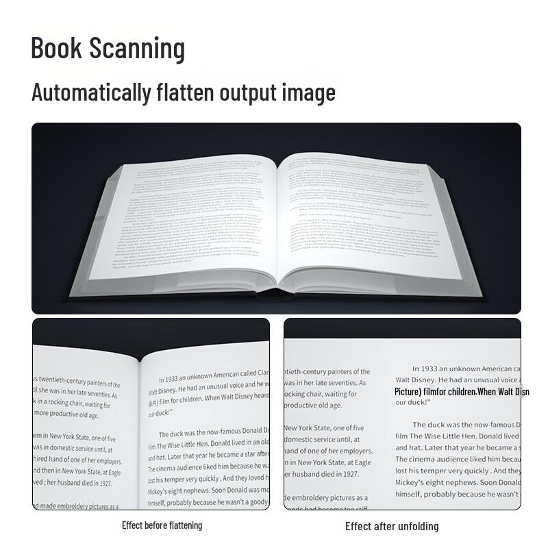 Deli High-Speed Document Camera Scanner CN plug (adapter included)