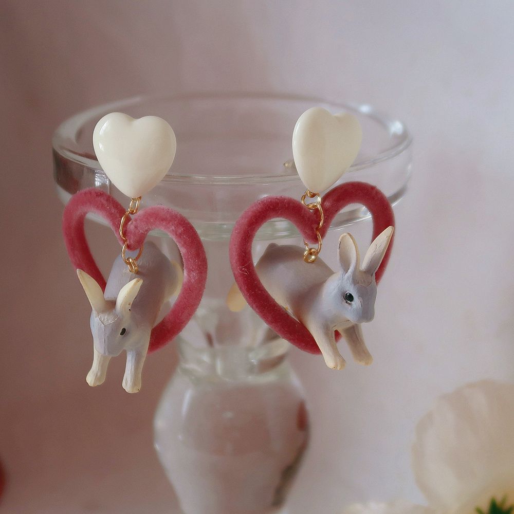 Fashion Design Girls Gifts Korean Style Jewelry Women Earrings Resin Jewelry Animal Earrings
