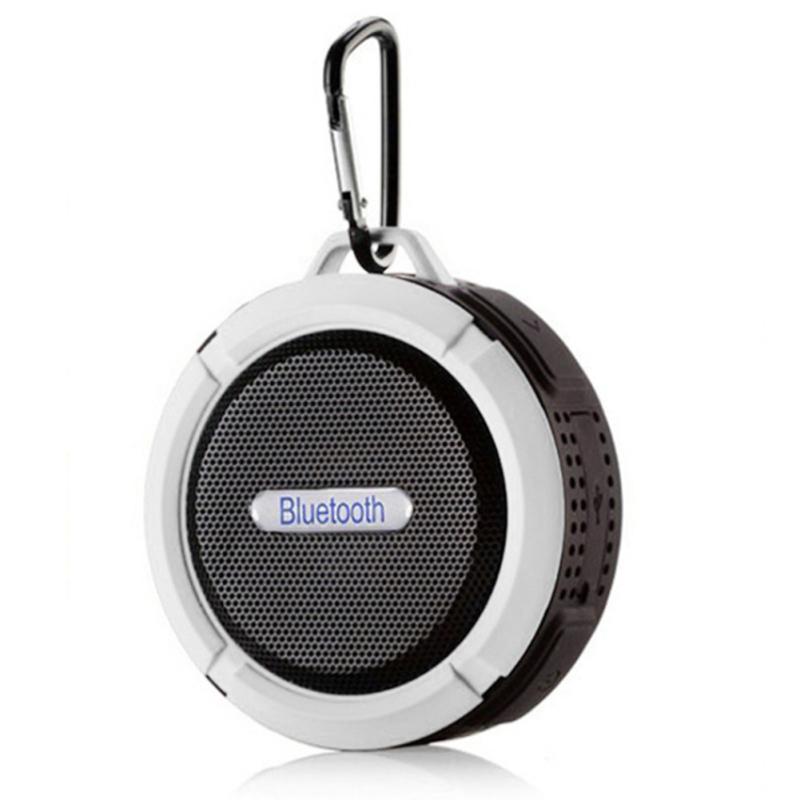 Водонепроницаемый динамик C6 на присоске, мини Bluetooth-совместимый стереодинамик, мини-динамик для занятий спортом на открытом воздухе