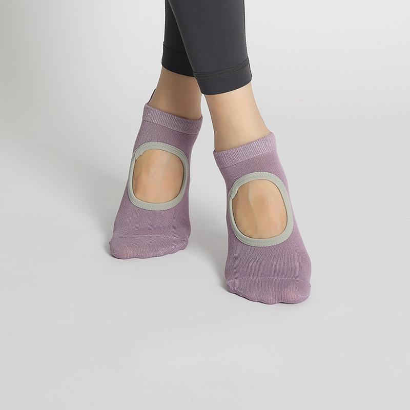 Women Spring and Summer Yoga Dance Sports Fitness Pilates Silicone Non Slip Socks