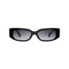 Chanel Rectangular Sunglasses With Beaded Temples Unisex sunglasses Black CH5544A-C622S8