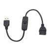 USB-кабель для выключателей питания, кабель питания USB-выключателей, кабель «папа-мама» для светодиодного маршрутизатора, USB-вентилятора, светодиодных лент