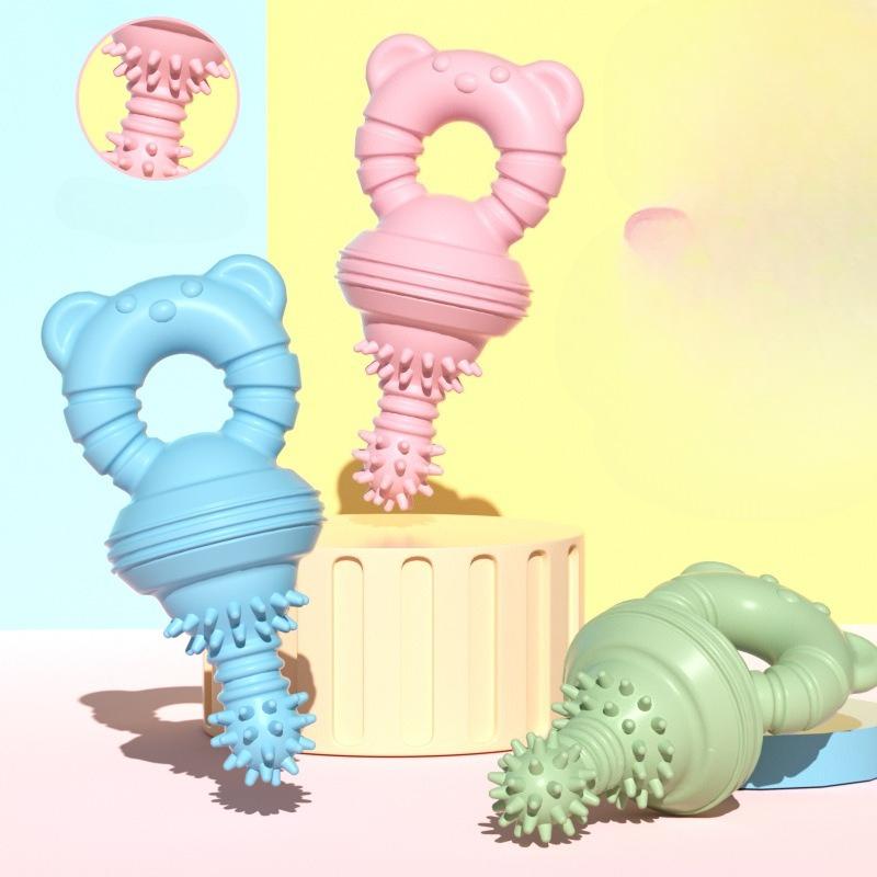 Новая игрушка для питомца Игрушка для собаки в форме пакета, Прочный набор для прорезывания зубов: мяч и палочка