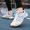 36-45 Couple Plus Size Anti Slip and Wear-resistant Tennis Shoes Badminton Shoes Table Tennis Shoes Sports Shoes