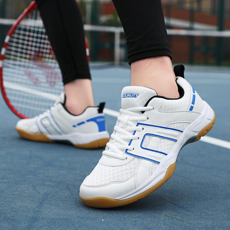 36-45 Couple Plus Size Anti Slip and Wear-resistant Tennis Shoes Badminton Shoes Table Tennis Shoes Sports Shoes