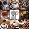 150ml/300ml Coffee Maker Aluminum Mocha Espresso Percolator Pot Coffee Maker Black/Blue Moka Pot Stovetop Coffee Maker 3 Cups/6 Cups