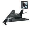 Сплавной истребитель-невидимка F117 Инерционная модель самолета со светом и звуком для мальчиков