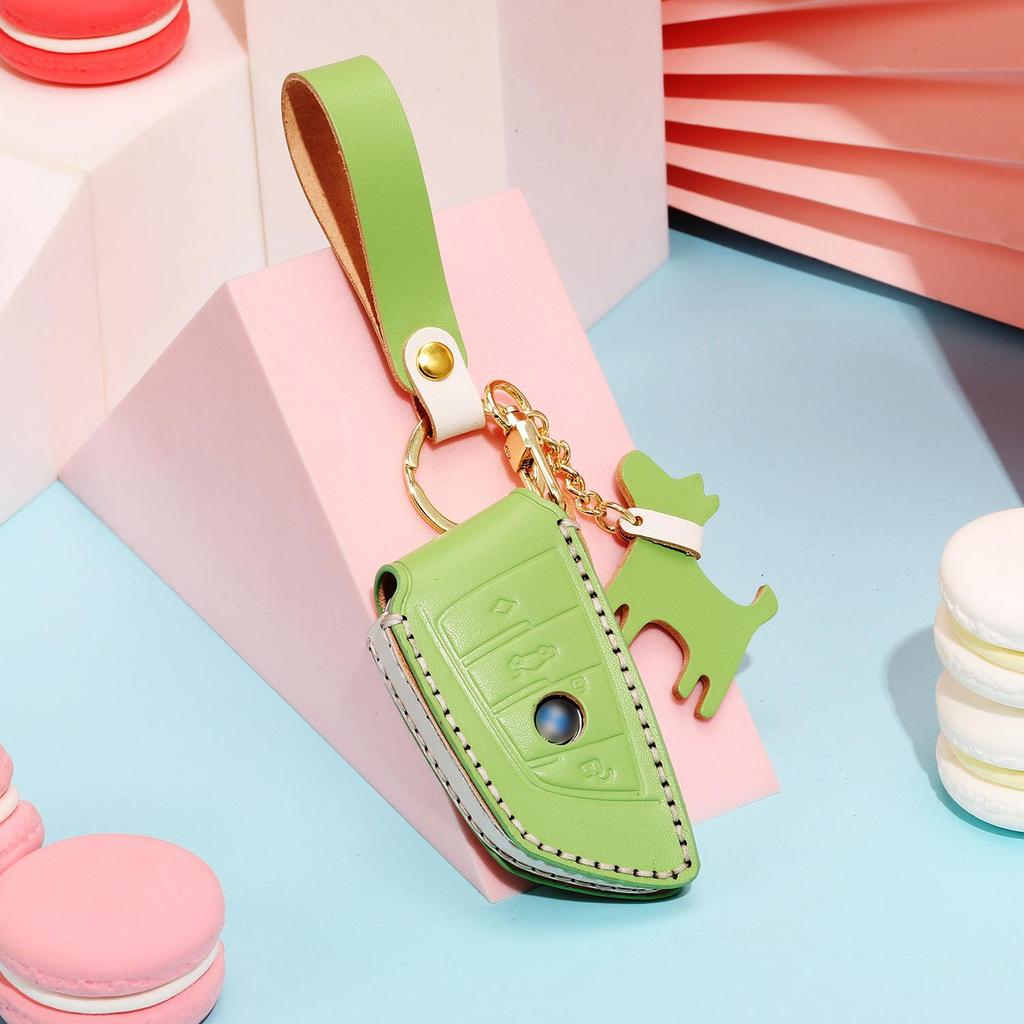 Чехол для ключа и цепочка BMW для 1, 3, 5, 7 серии, X1, X3, X5 - 1 шт.