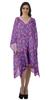 Moomaya Georgette Short Caftan Midi Dress Beach Swimwear Cover Up Womens