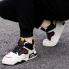 Модная мужская спортивная обувь Высокие кроссовки Четыре сезона Уличная повседневная Дышащая обувь для бега Толстая подошва Модные Нескользящие кроссовки