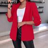 Women's Vintage Casual Lattice Print Autumn Winter Long Sleeve POLO Neck Jackets & Coats