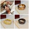 Smudging Irregular Wide Bracelet Europe American Style Retro Hand Ring Acrylic Bangle Decoration