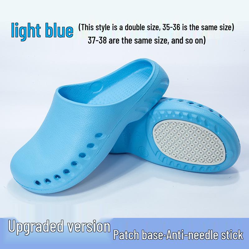 Хирургические Нескользящие Рабочие Шлепанцы EVA с Закрытым Носком для Мужчин и Женщин