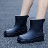 Корейская версия резиновых сапог резиновые сапоги женская мода водные сапоги поймать море резиновая обувь носить водные сапоги резиновые сапоги нескользящие водные сапоги