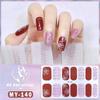 MY 3D Waterproof No-Cure Gel Nail Wraps, Full Cover Japanese & Korean Style Spring & Summer Nail Stickers, Nail Patch Films