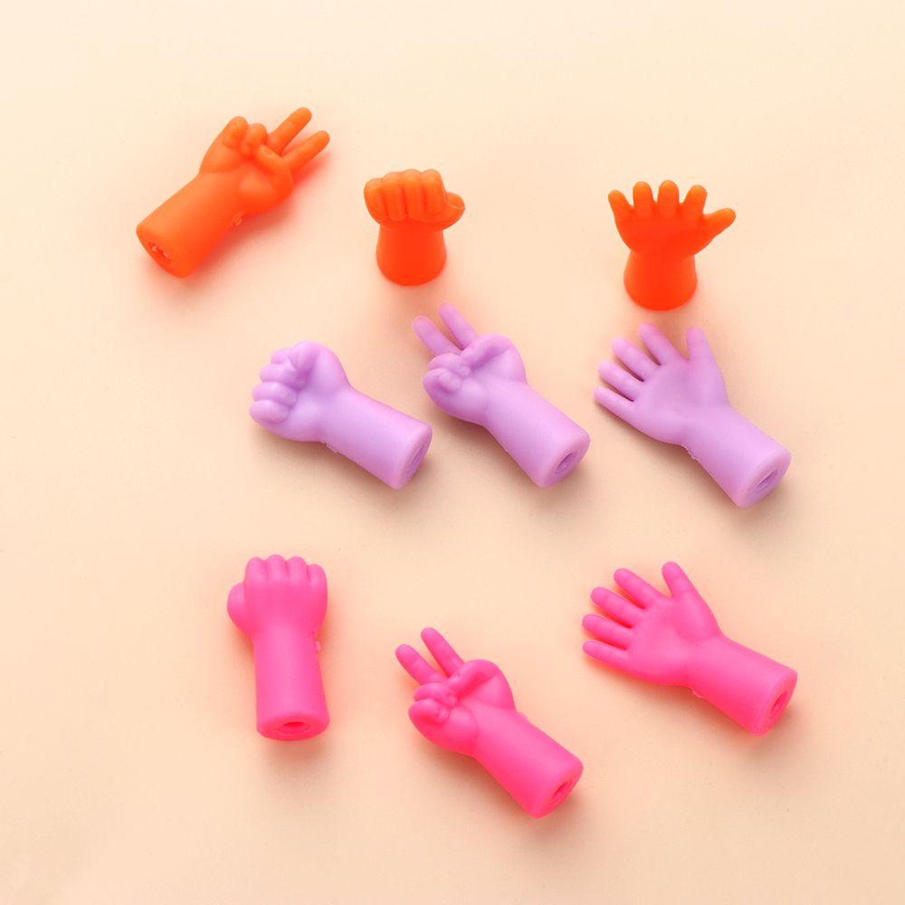 Tail Buckle Mix Shaped Needle Tip Knitting Needles Stitch Protectors Weave Stopper Sewing Tools