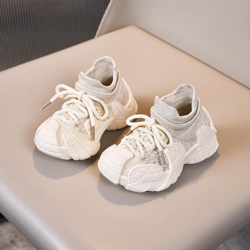 Kids Knit Sock Shoes Spring Autumn Boys Girls Casual Sneakers Lightweight Running Shoes For Children Toddler Athletic Footwear