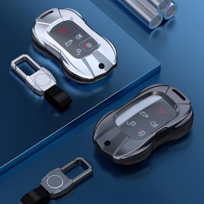 Подходит для брелока-чехла для ключей автомобиля Jaguar XFL XEL FPACE XJL FTYPE Epace Ipace Xe Оболочка для ключа Чехол для ключа Пряжка для брелока Женский