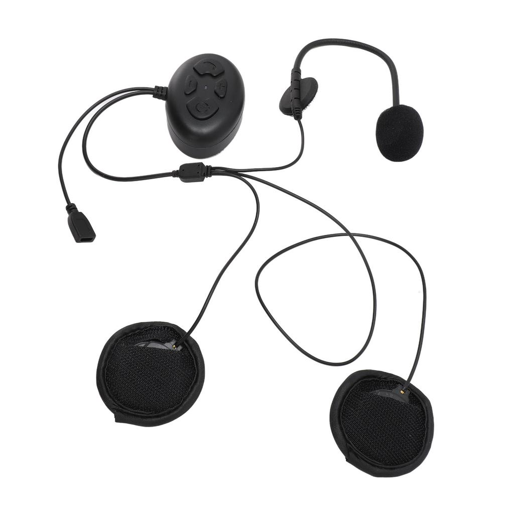 Motorcycle Bluetooth Headset HiFi Stereo Sound Support GPS Navigation Hands Free Music Call