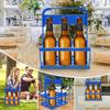 Folding Beer Basket Reusable Drink Holder Storage Rack Holder Supply Beverage KTV With Handle S E0Z4
