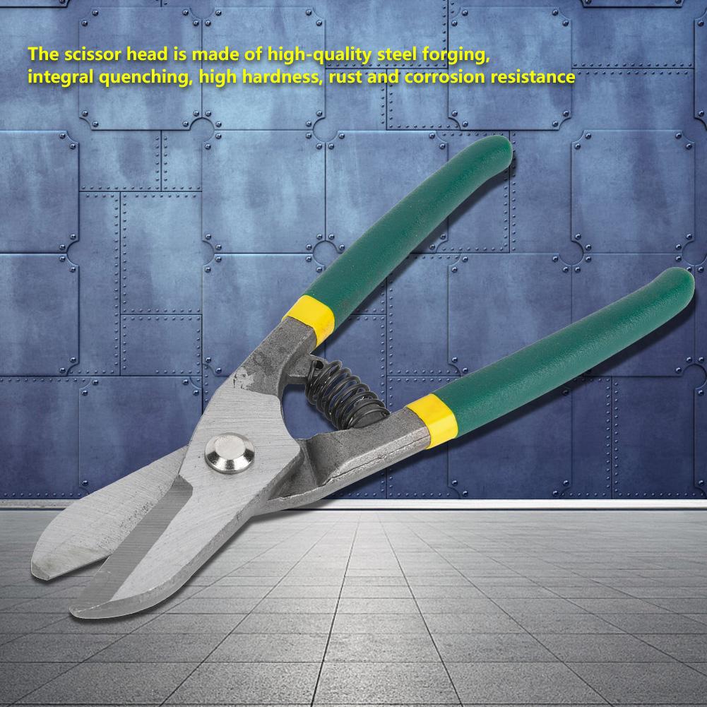 Germany Type Manual Steel Tin Snips Metal Shears Sheet Metal Cutting Scissors Cutter (10 Inch)