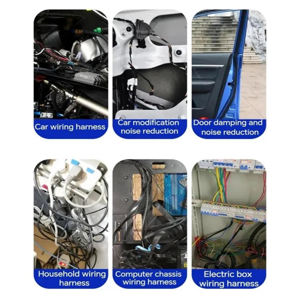 Электрическая лента Термостойкая лента для жгутов проводов Водонепроницаемая клейкая лента Изолированная автомобильная тканевая лента