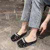 2024 New Summer Women's Baotou Soft Bottom Slippers Comfortable Cool Slippers Casual Flat Bottom Womens Shoes  Zapatos De Mujer