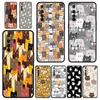 For Realme 10 9 8 5G 7 6 GT2 Pro Plus 9i 8i C21 C11 C25 C35 Cartoon Cats Background Phone Case For Realme GT Neo 2 3 3T Cover