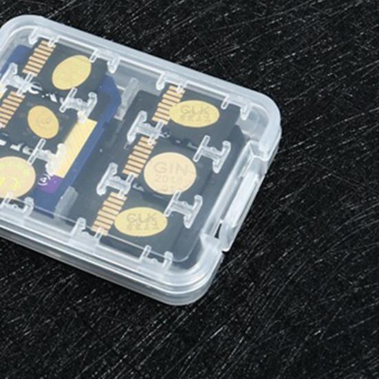 Game TF Cards Protective Cases Transparent Waterproof Portable TF SD-Card Box Organizer Holder for Mobile Phone