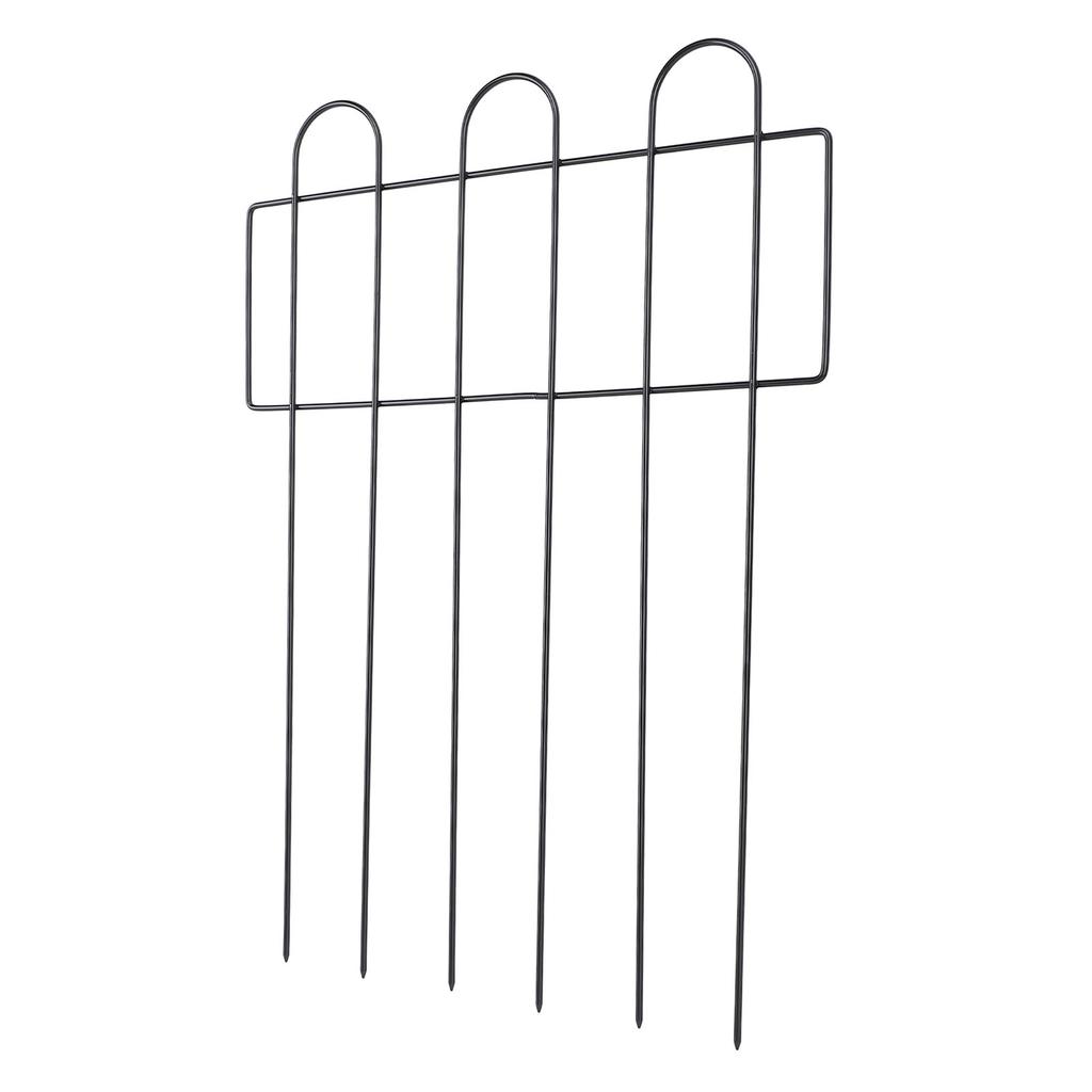 Decorative Garden Fence Iron Metal Wire Garden Fence Ground Stake Animal Barrier Fence for Outdoor